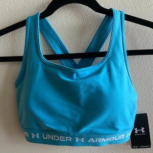 Under Armour Women's Armour Mid Crossback Sports Bra SZ L